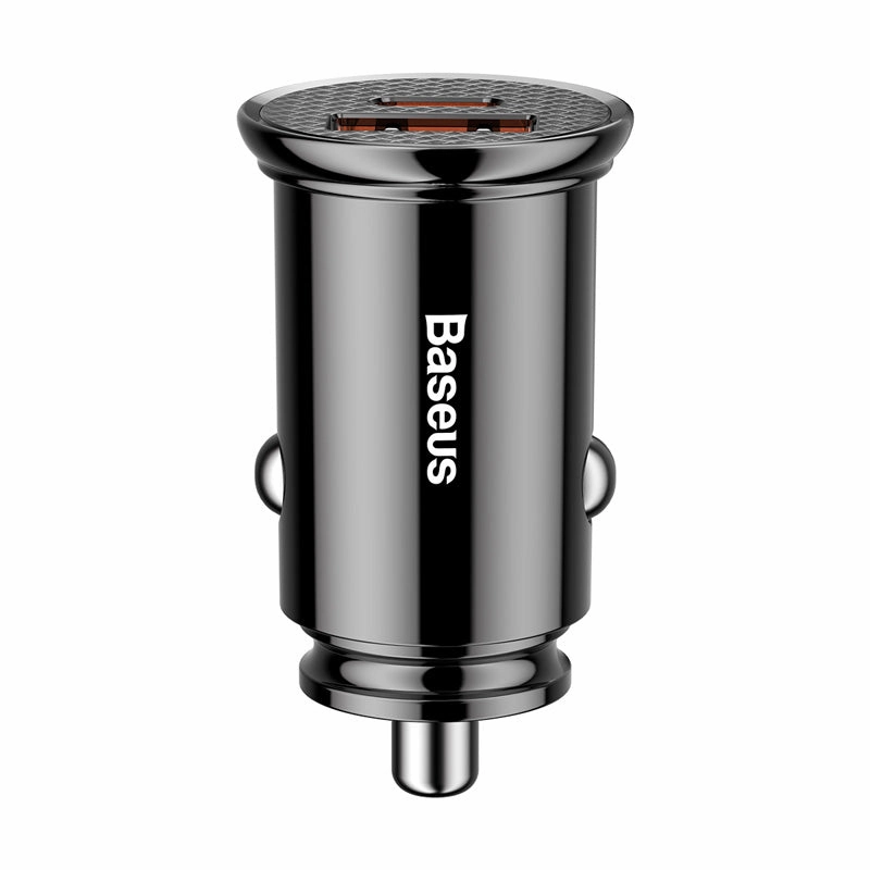 Baseus Circular Plastic Car Charger | Pps | Usb A C 2-In-1 30W Car Charger (Ccall-Ys01) Limited Edition Offer Flash Offer Today