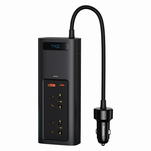 Special Occasion Discount Baseus In-Car Inverter 150W (110V Us/Jp) Black (Crnbq-01)
