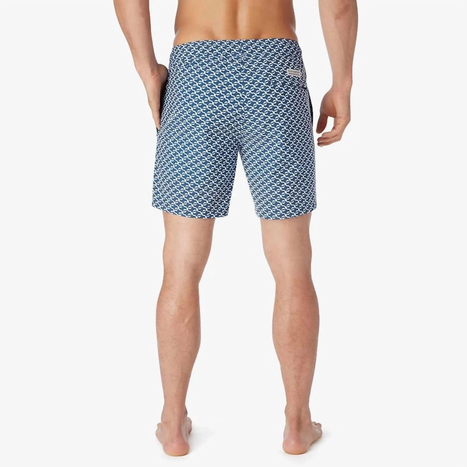 Bayberry Trunk In Navy Geo