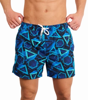 Beach Board Shorts Blue Lagoon affordable men's swimwear, summer swimwear for men
