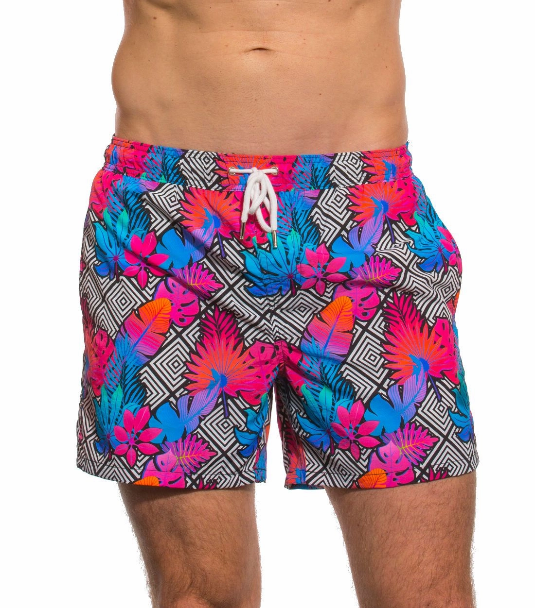Beach Board Shorts Tropic affordable men's swimwear, summer swimwear for men