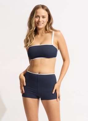 Beach Bound DD Tank Bikini Top - True Navy modern womens swimwear, one piece swimsuits women