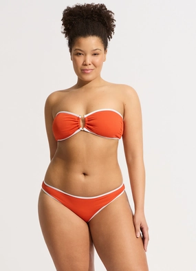 Beach Bound Hipster Bikini Bottom - Tamarillo two-piece bikinis for women, trendy bikinis for beachwear