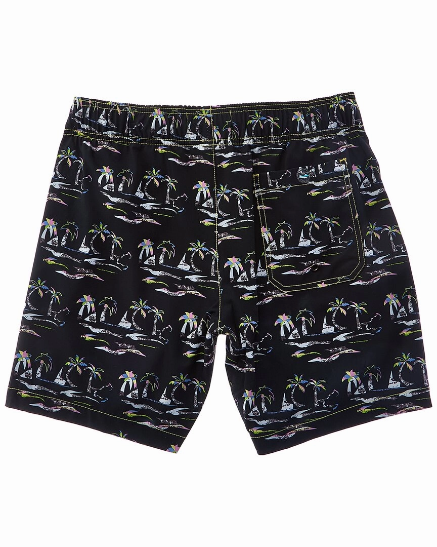 Beach Bros 2pc Palm Five-0 Swim Shirt & Trunk Set