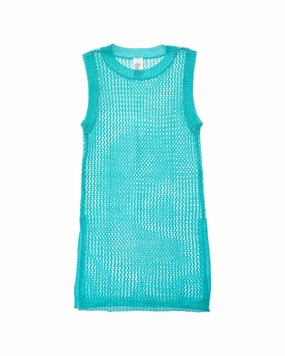 Beach Lingo Crochet Cover-Up Dress stylish teen girl swimsuits, teen girls swimwear sets
