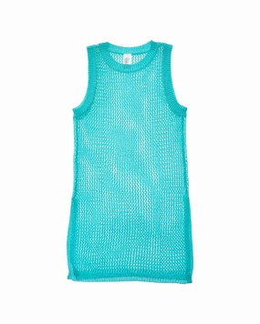 Beach Lingo Crochet Cover-Up Dress stylish teen girl swimsuits, teen girls swimwear sets