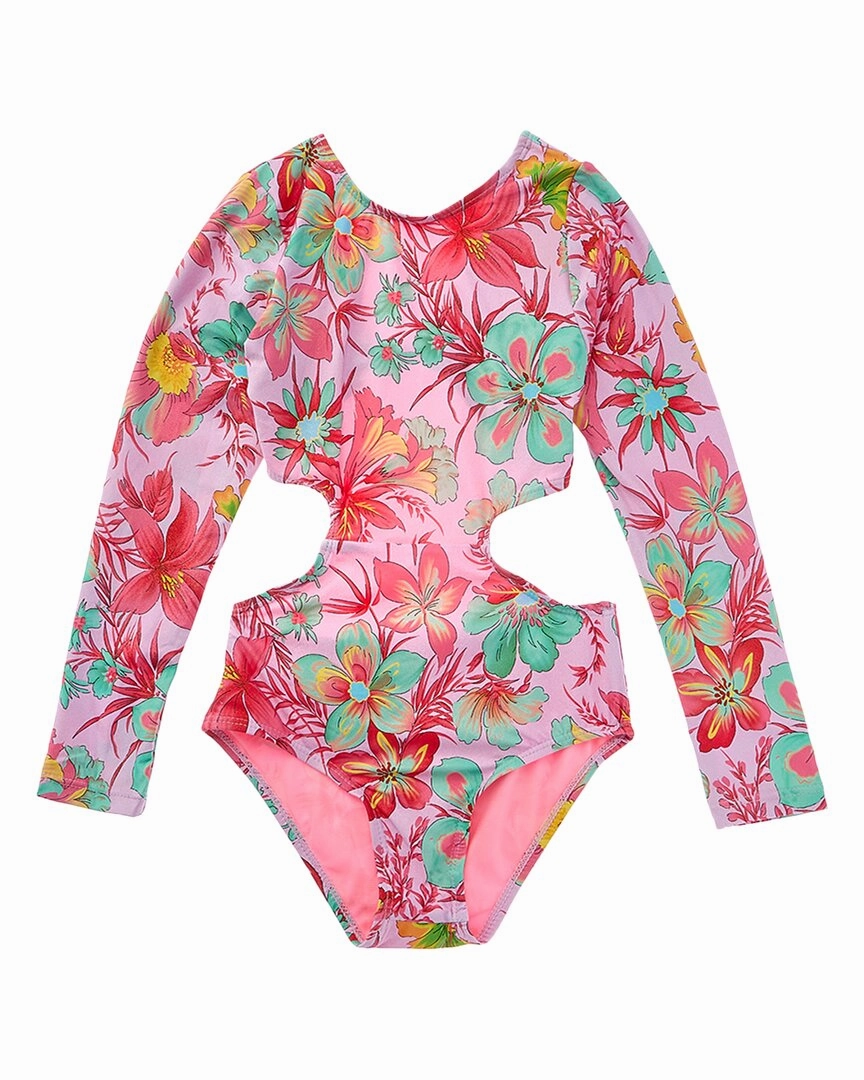 Beach Lingo Rash Suit stylish teen girl swimsuits, teen girls swimwear sets