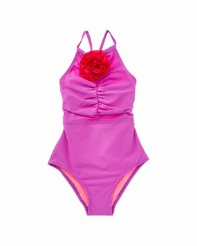 Beach Lingo Rose One-Piece stylish teen girl swimsuits, teen girls swimwear sets