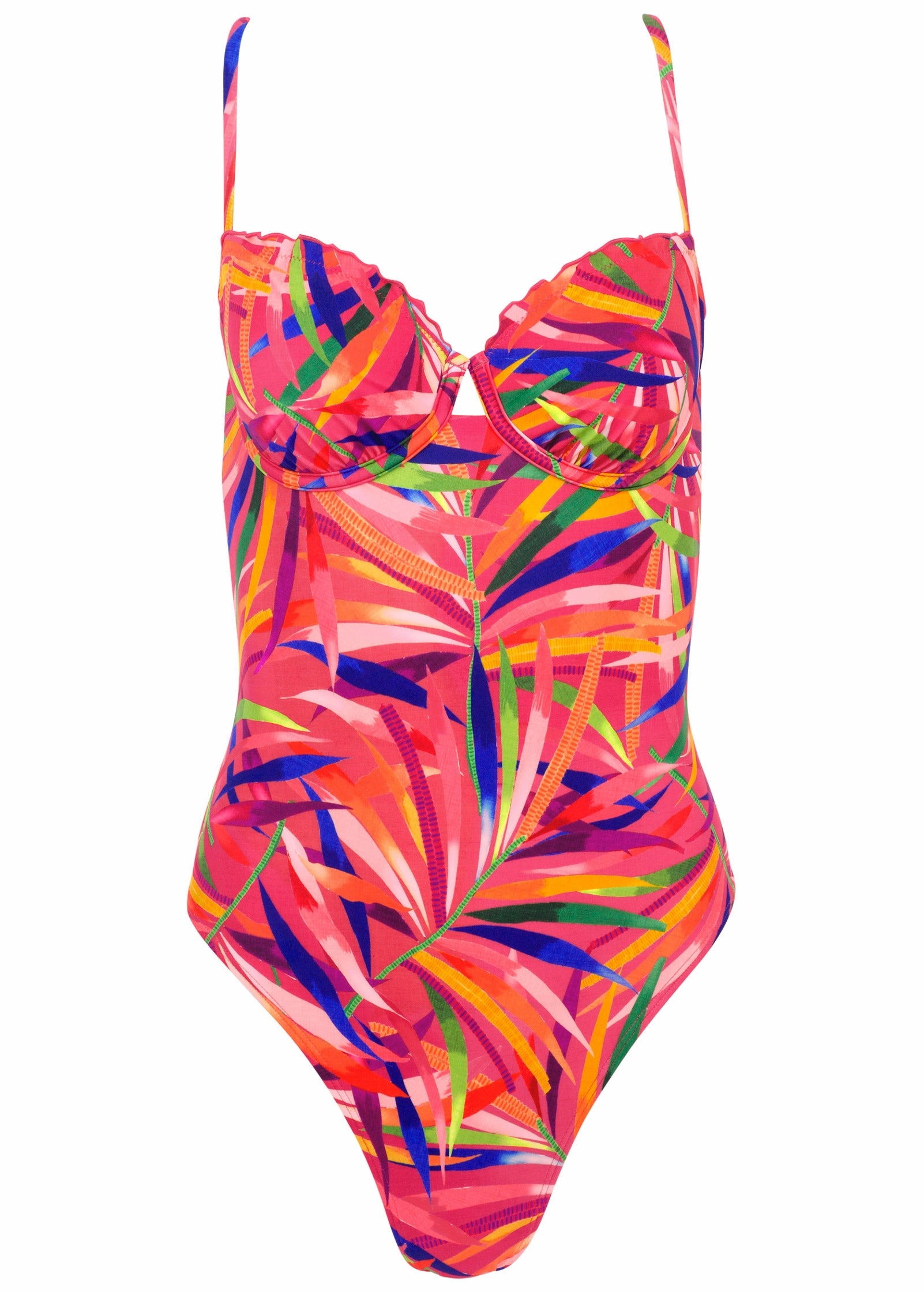 Bermuda Underwire One-Piece - Tropical Jungle