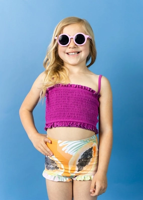 Berry | Mini Bandeau Top girls full coverage swimwear, kids swimwear for pool