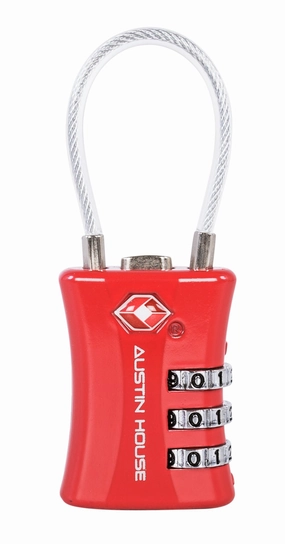 Austin House Travel Sentry 3-Dial Combination Padlock MustHave Deal Instant Savings Deal