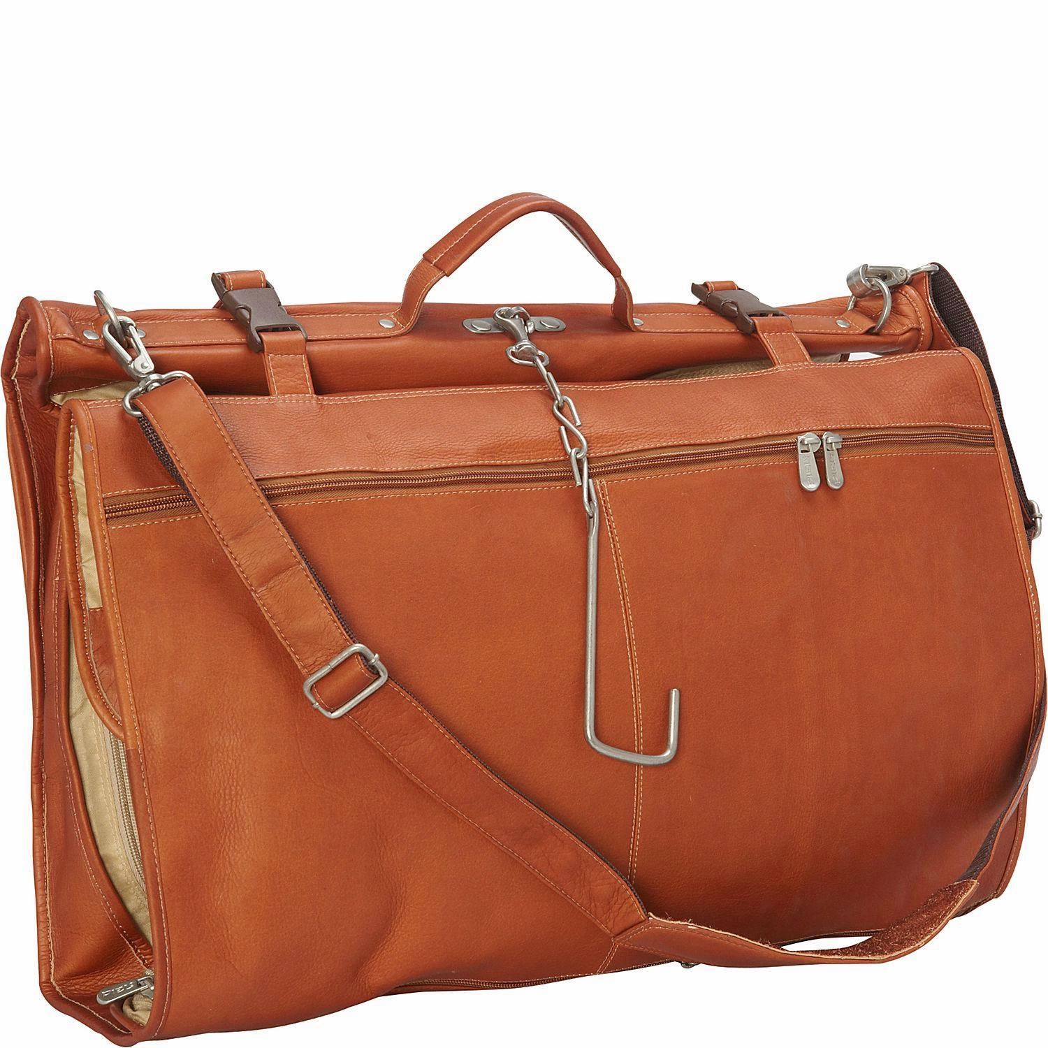 Luggage Protector Sleeve Piel Leather Tri-Fold Garment Bag