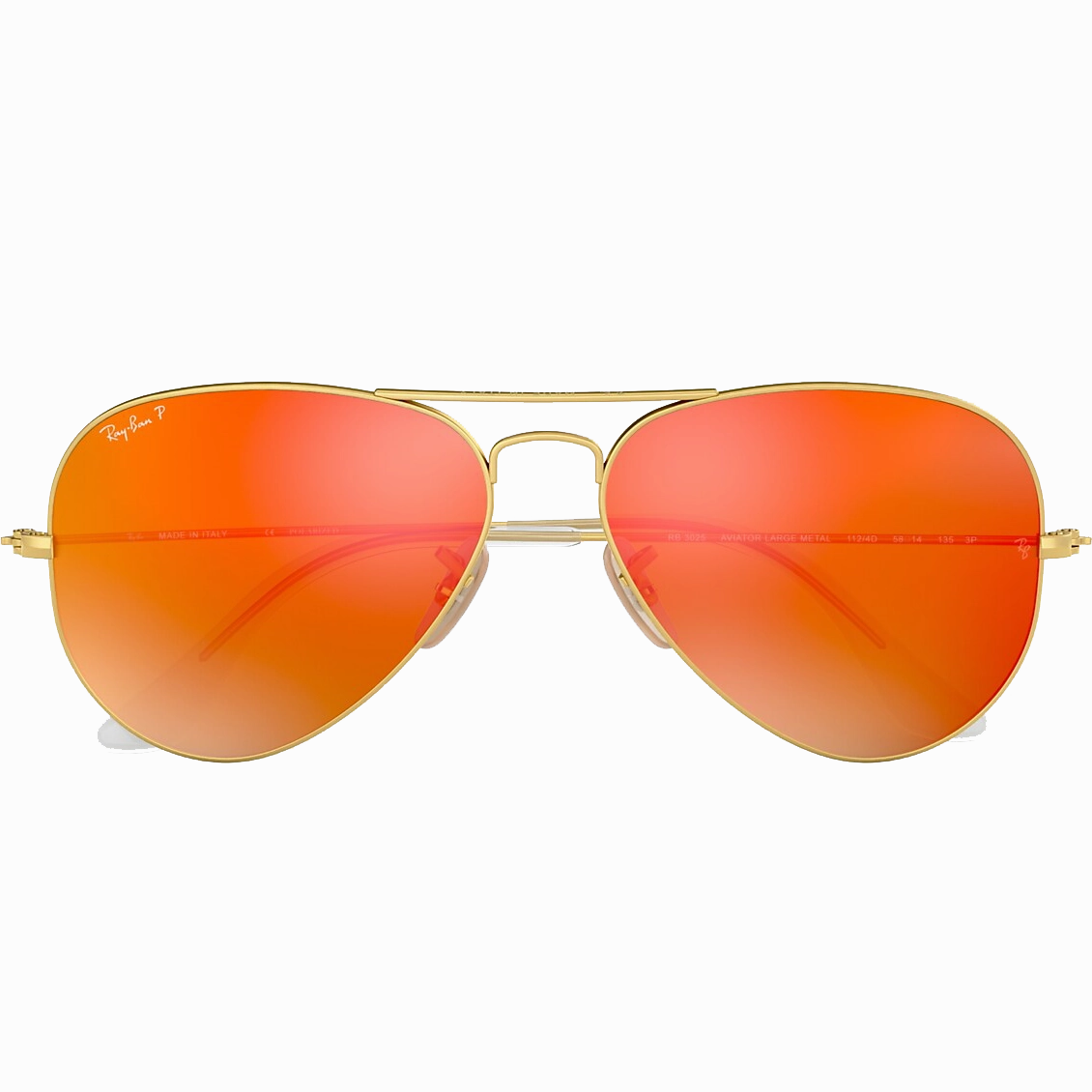 Online Exclusive Steal Todays Special Picks Aviator M - Matte Gold/Mirror Red