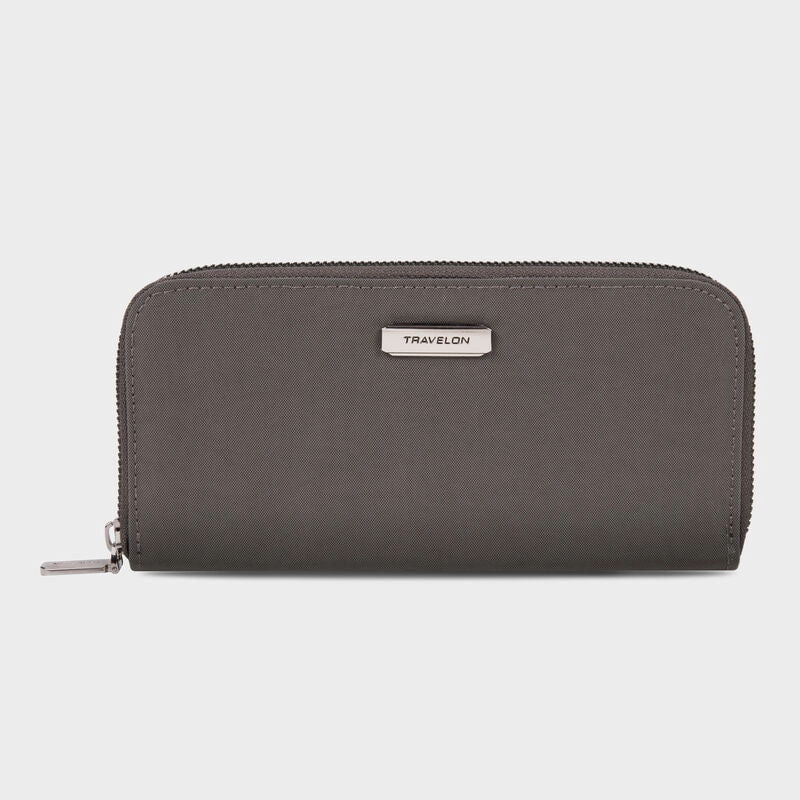 Travelon Rfid Blocking Single Zip Wallet RFID Safe Pouch