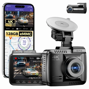 Azdome Gs63 Pro 2Ch Dash Cam 4K With No-Light Full-Color Night Vision Mega Hot Offer Trending Offer Today