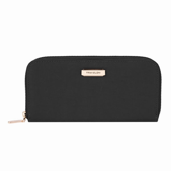 Anti-Rfid Single Zip Wallet Anti-Theft Fanny Pack Secure Wallet