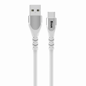 Instant Savings Inside Todays Special Savings Snug Usb To Type-C Silicone Cable - 1.2 Meter - White (Snpw-Cabslut-Wh)
