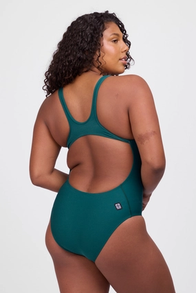 Betty One Piece Swimsuit - Peacock all purpose swimwear, comfortable swimwear for everyone