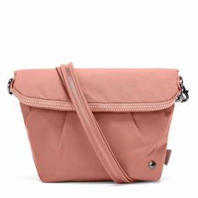 Anti-Theft Wallet Secure Wallet Pacsafe Citysafe Cx Anti-Theft Convertible Crossbody Bag - Econyl Rose