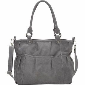 Piel Leather Zippered Cross-Body Tote Versatile Travel Bag Travel Holdall Bag
