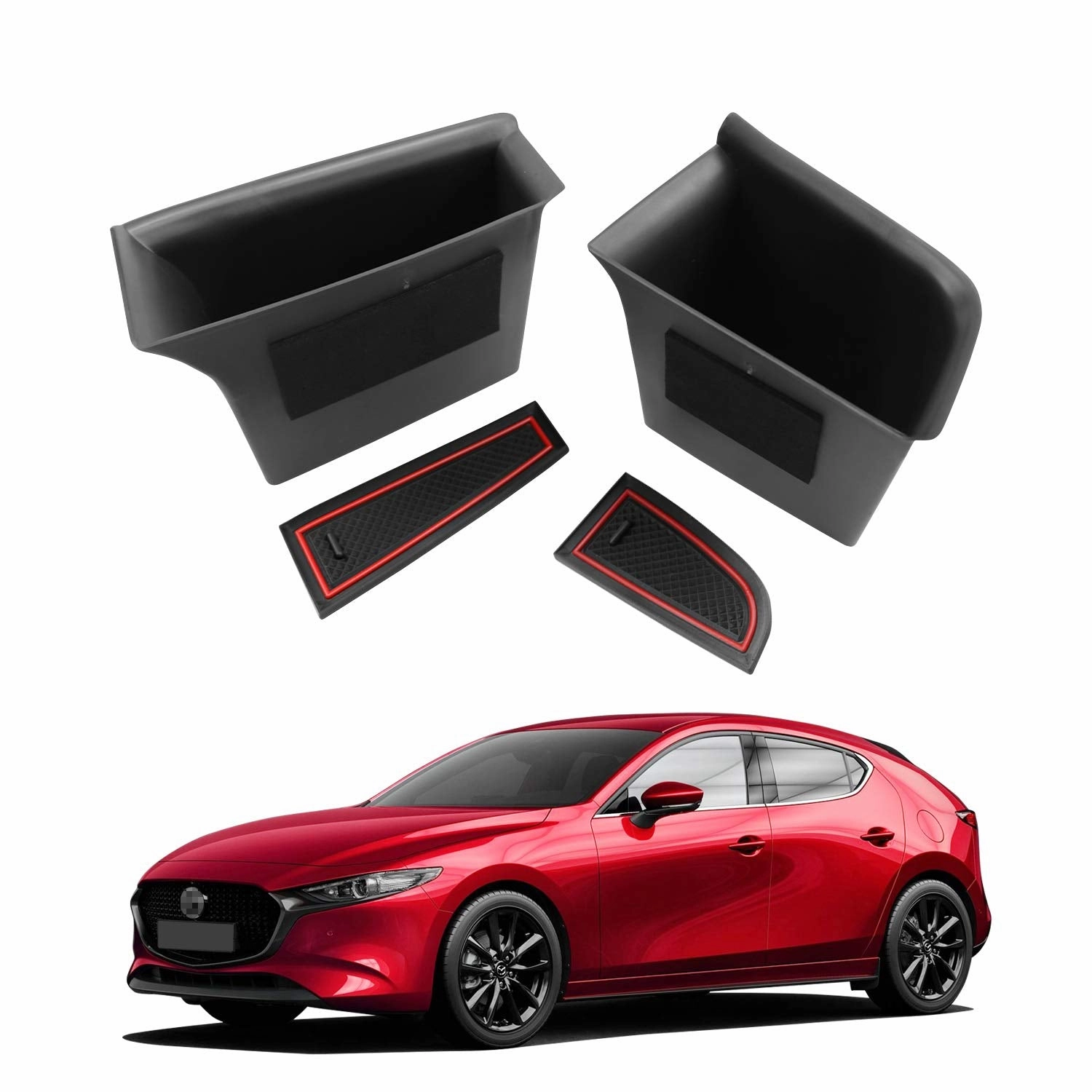 For Mazda 3 Cx-30 Car Door Side Storage Box 2019  Clearance Savings Now Hot Offer Inside