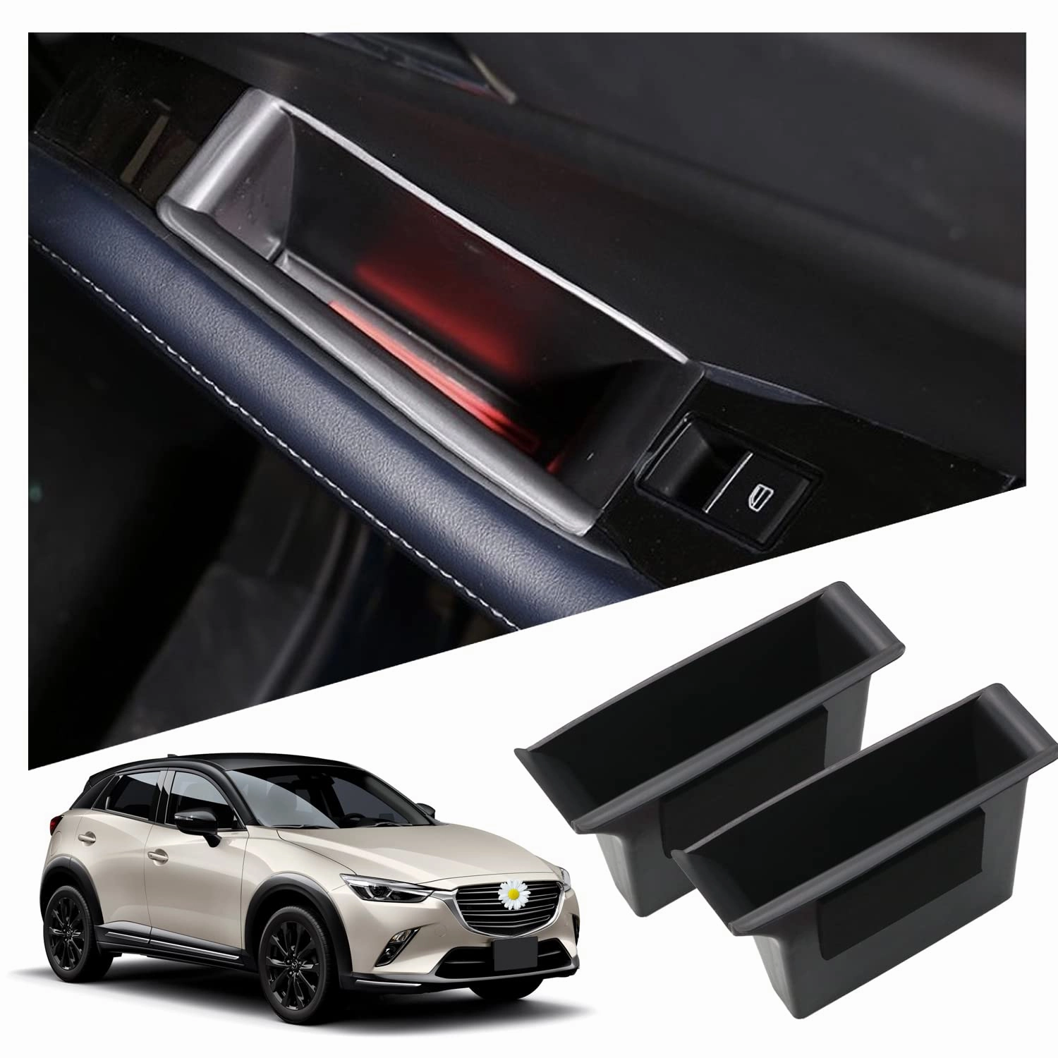Special Steal Event Save Today Event For Mazda 3 Cx-30 Car Door Side Storage Box 2019 