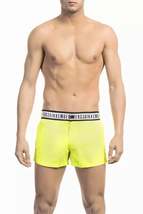 Bikkembergs Polyamide Men Swim Men's Short mens full coverage swimwear, stylish mens swim trunks