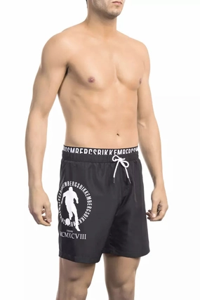 Bikkembergs Polyester Men Men's Swimwear mens full coverage swimwear, stylish mens swim trunks