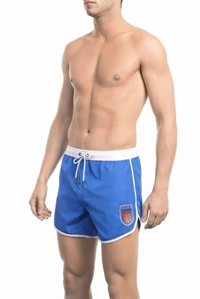 Bikkembergs Polyester Men Swim Men's Short mens full coverage swimwear, stylish mens swim trunks