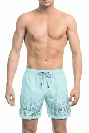 Bikkembergs Polyester Men Swim Men's Short mens full coverage swimwear, stylish mens swim trunks