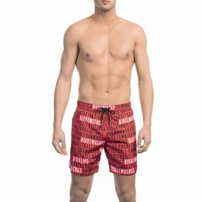 Bikkembergs Polyester Men Swim Men's Short mens full coverage swimwear, stylish mens swim trunks