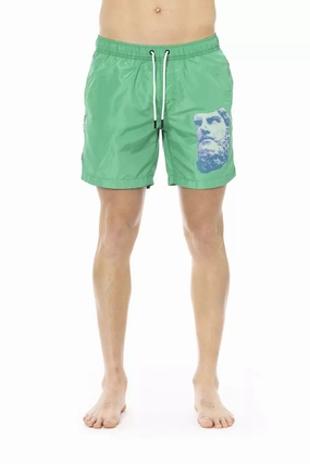 Bikkembergs Polyester Men Swim Men's Short mens full coverage swimwear, stylish mens swim trunks