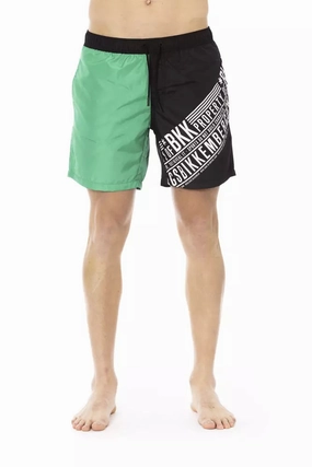 Bikkembergs Polyester Men Swim Men's Short mens full coverage swimwear, stylish mens swim trunks