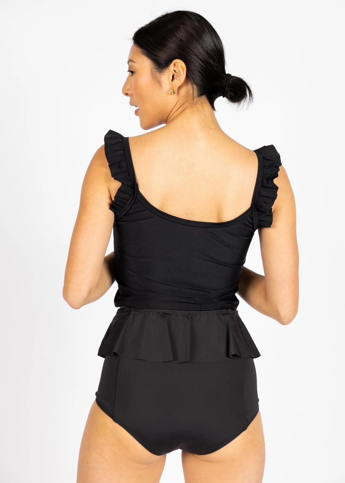Black | Flutter Top