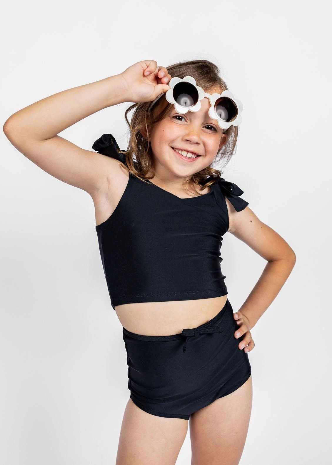 Black | Mini Bow Bottoms
