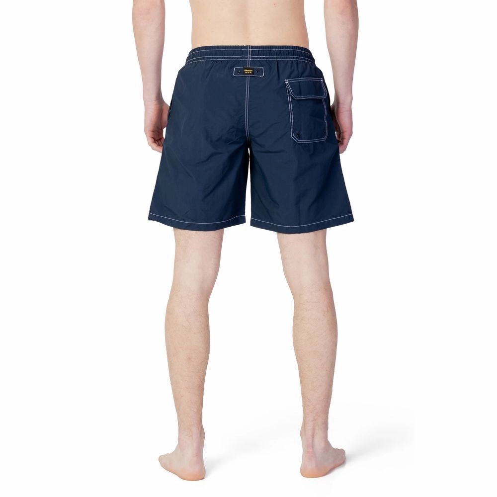 Blauer Polyester Men's Swimwear