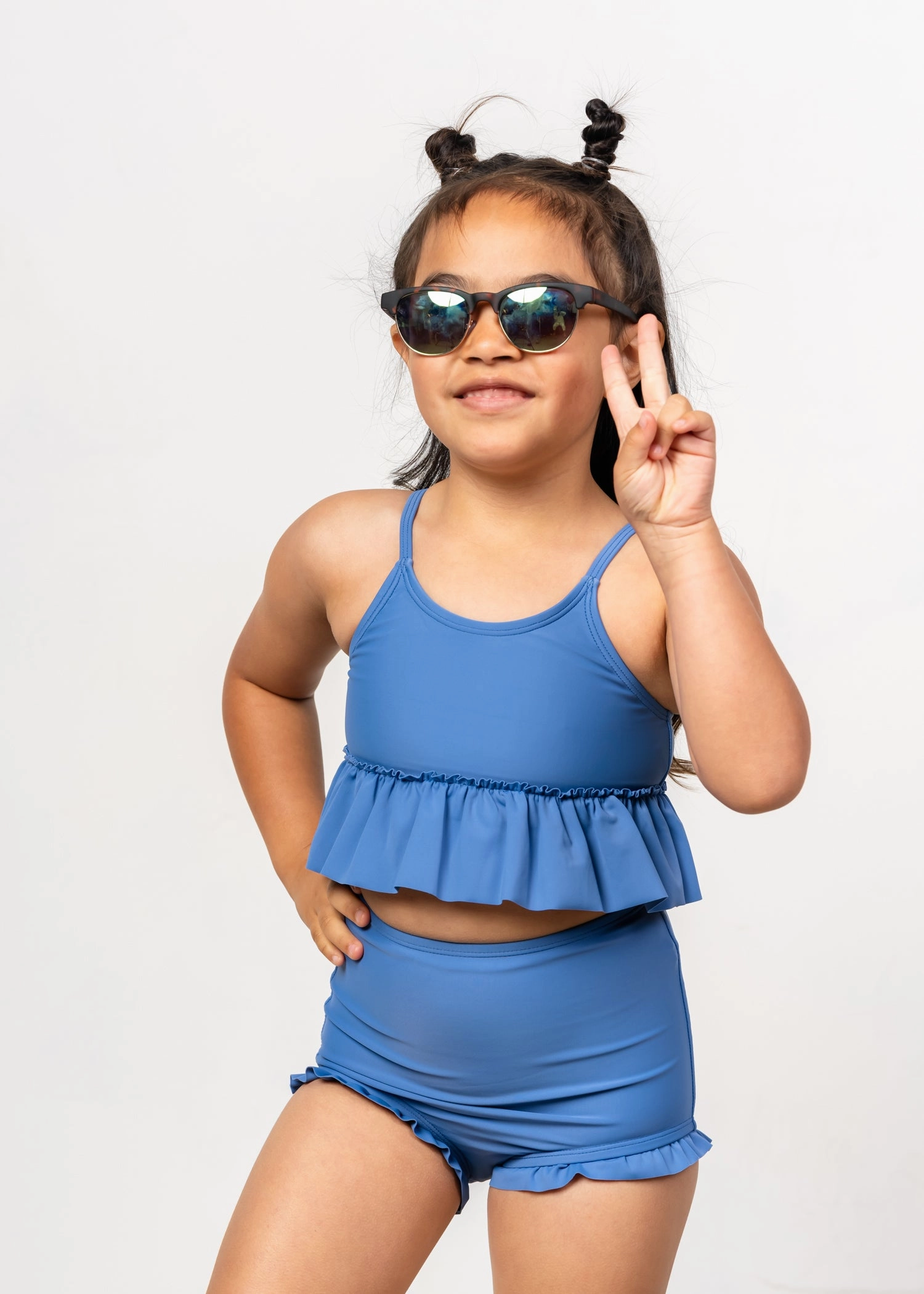 Blue Denim | Mini All Ruffled Up Bottoms