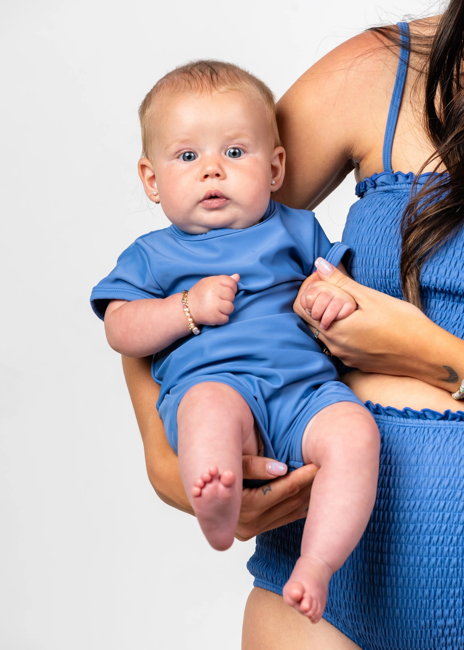 Blue Denim | Mini Shorties Rashguard (Unisex)