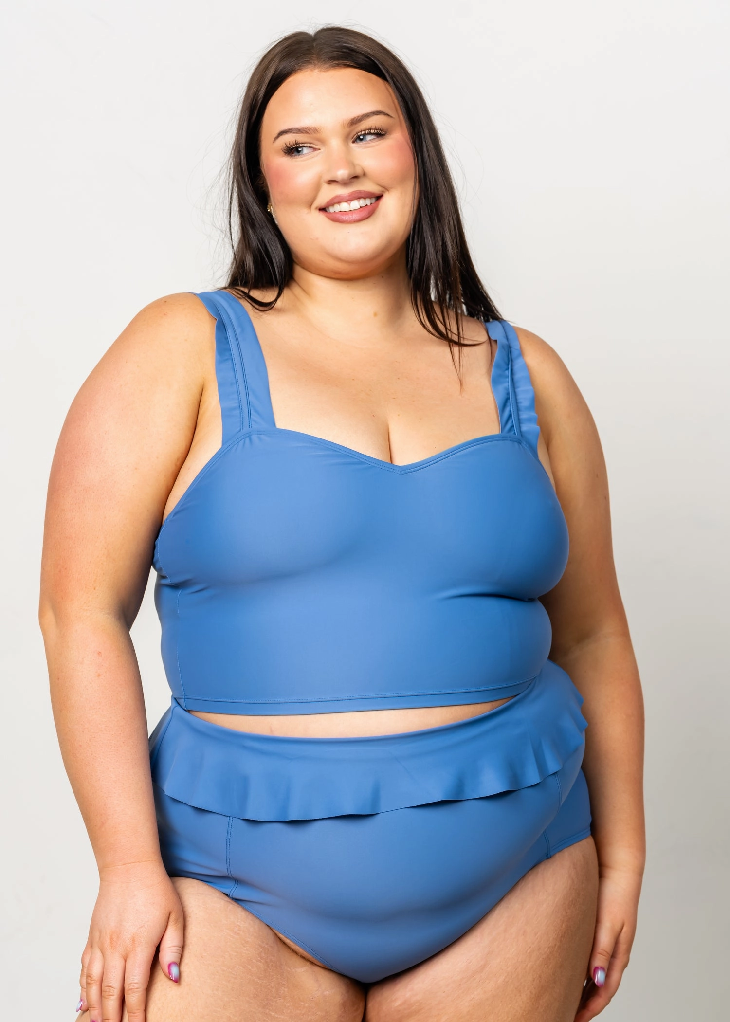 Blue Denim | Ripple Top