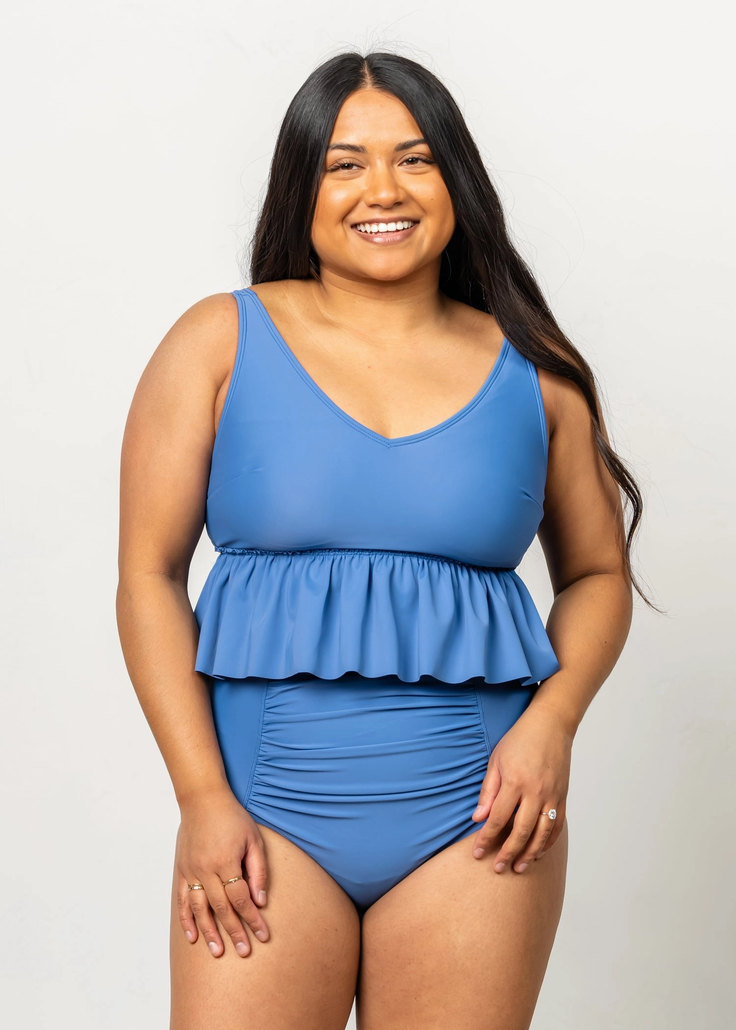Blue Denim | V-Neck Top