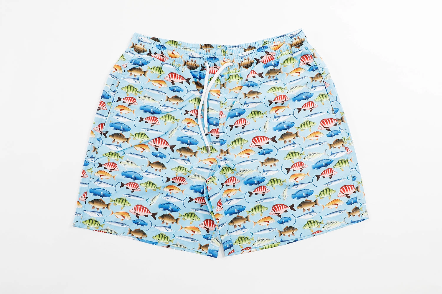 Blue with Multicolor Fish