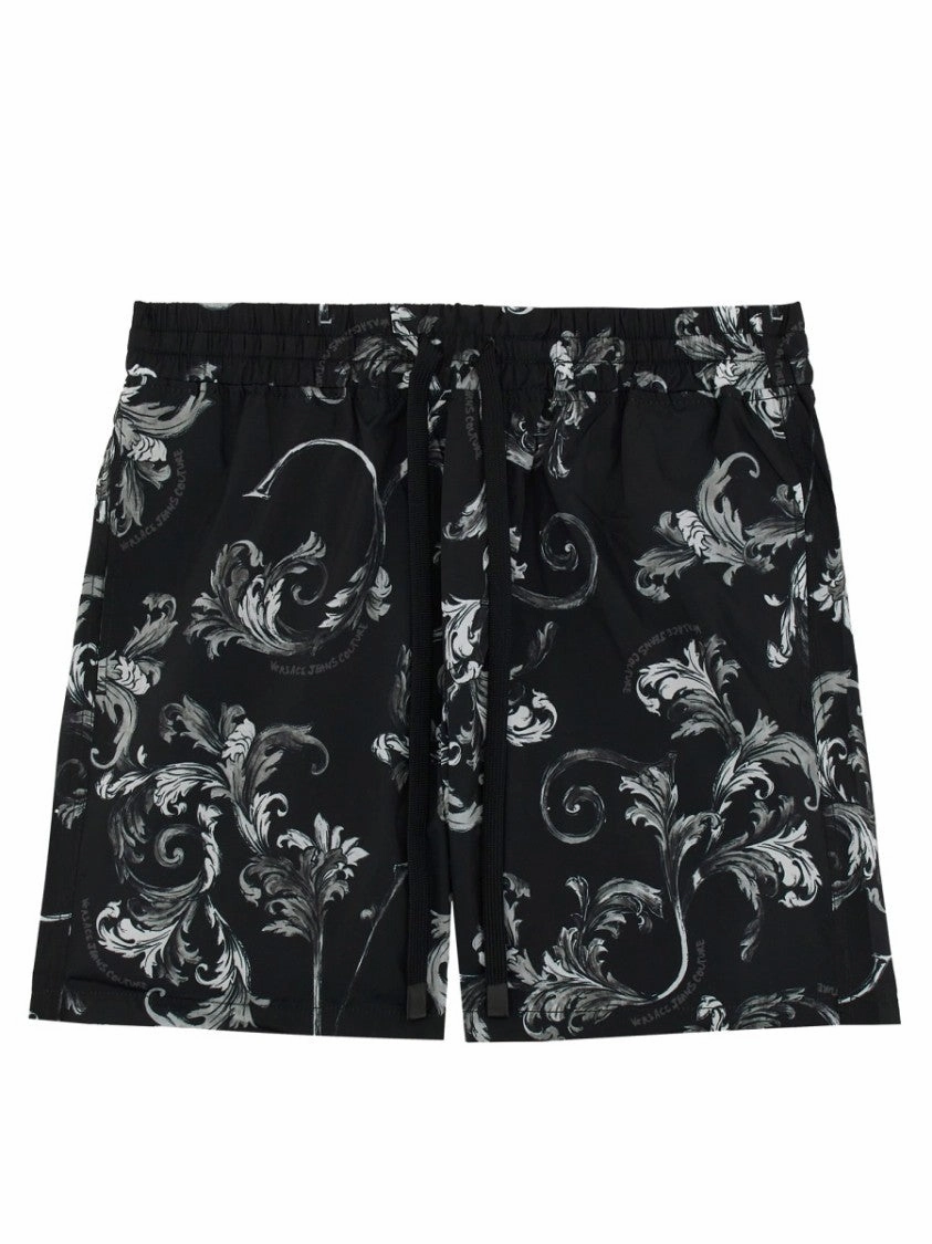 Boxer Swimsuit mens full coverage swimwear, stylish mens swim trunks