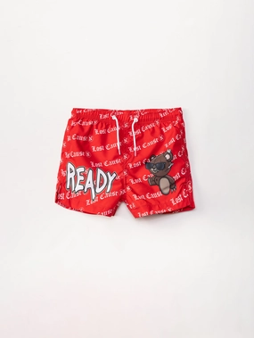 Boys Red Swim Trunks boys swimwear sets, boys swim trunks
