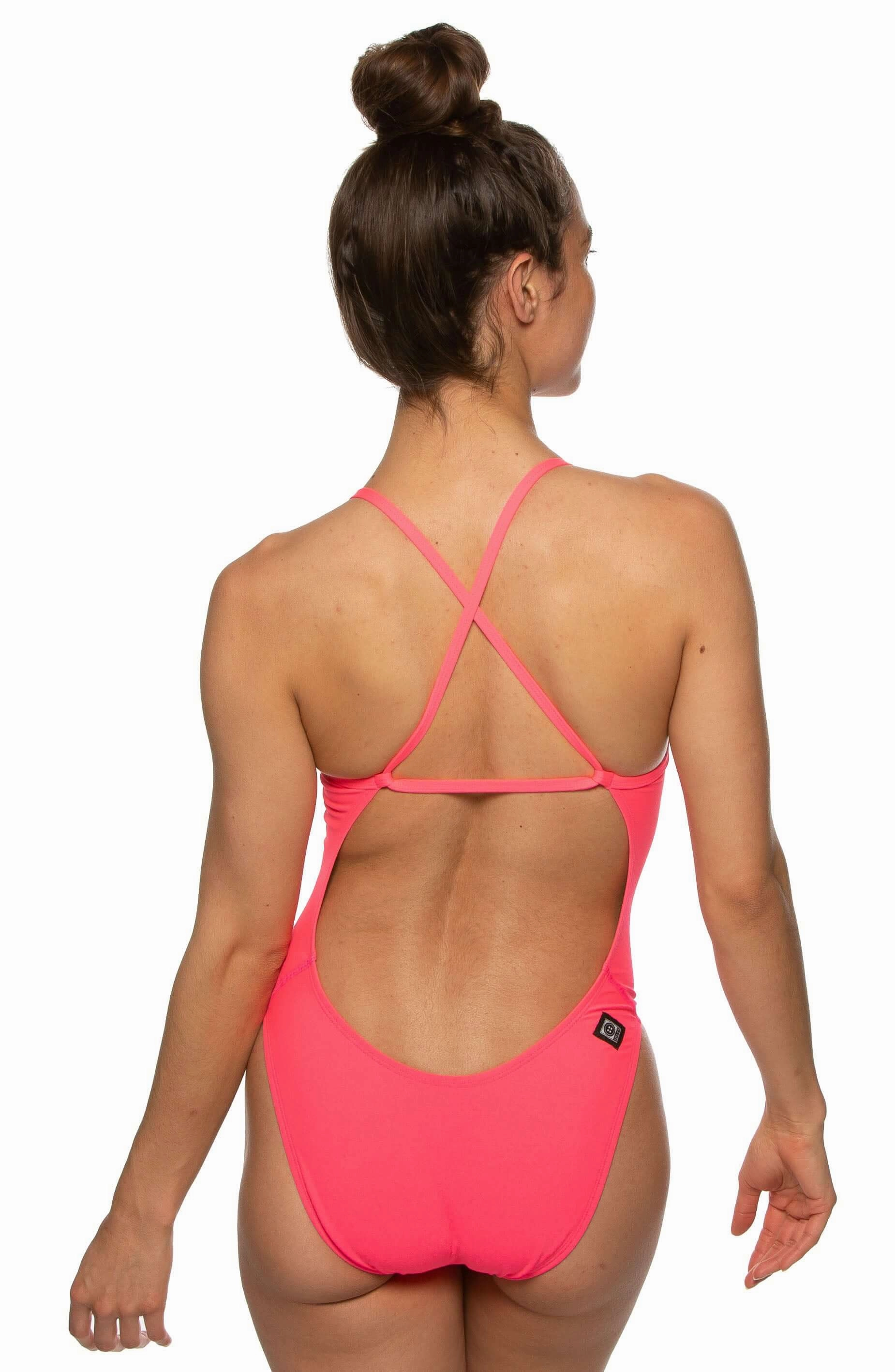 Brandon 2 One Piece Swimsuit - Hot Pink