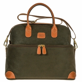Brics Life Tuscan Cosmetic Tote - Olive Bag Lock Travel Belt Bag