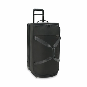 Briggs & Riley Baseline Medium 2-Wheel Duffle Luggage Organizer Bag Travel Padlock