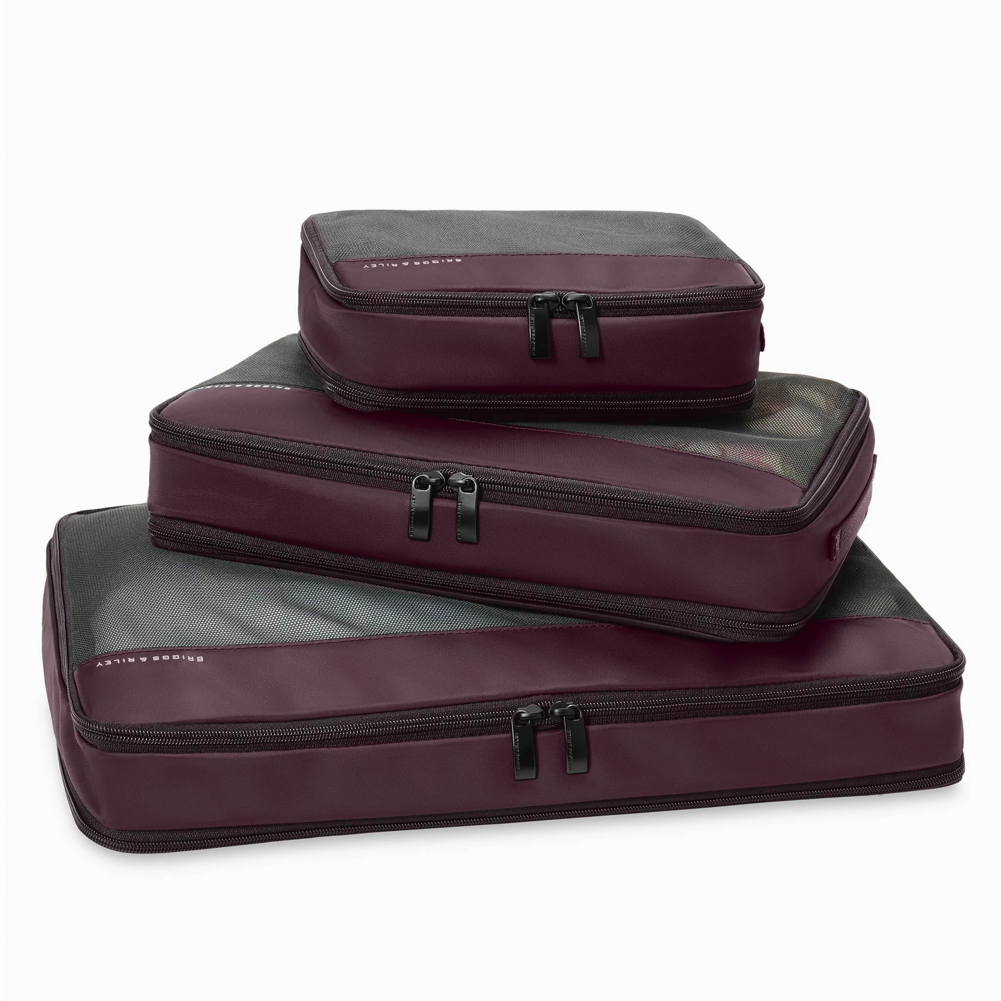 Briggs & Riley Check In Packing Cube Set Multi-Compartment Bag Functional Travel Bag