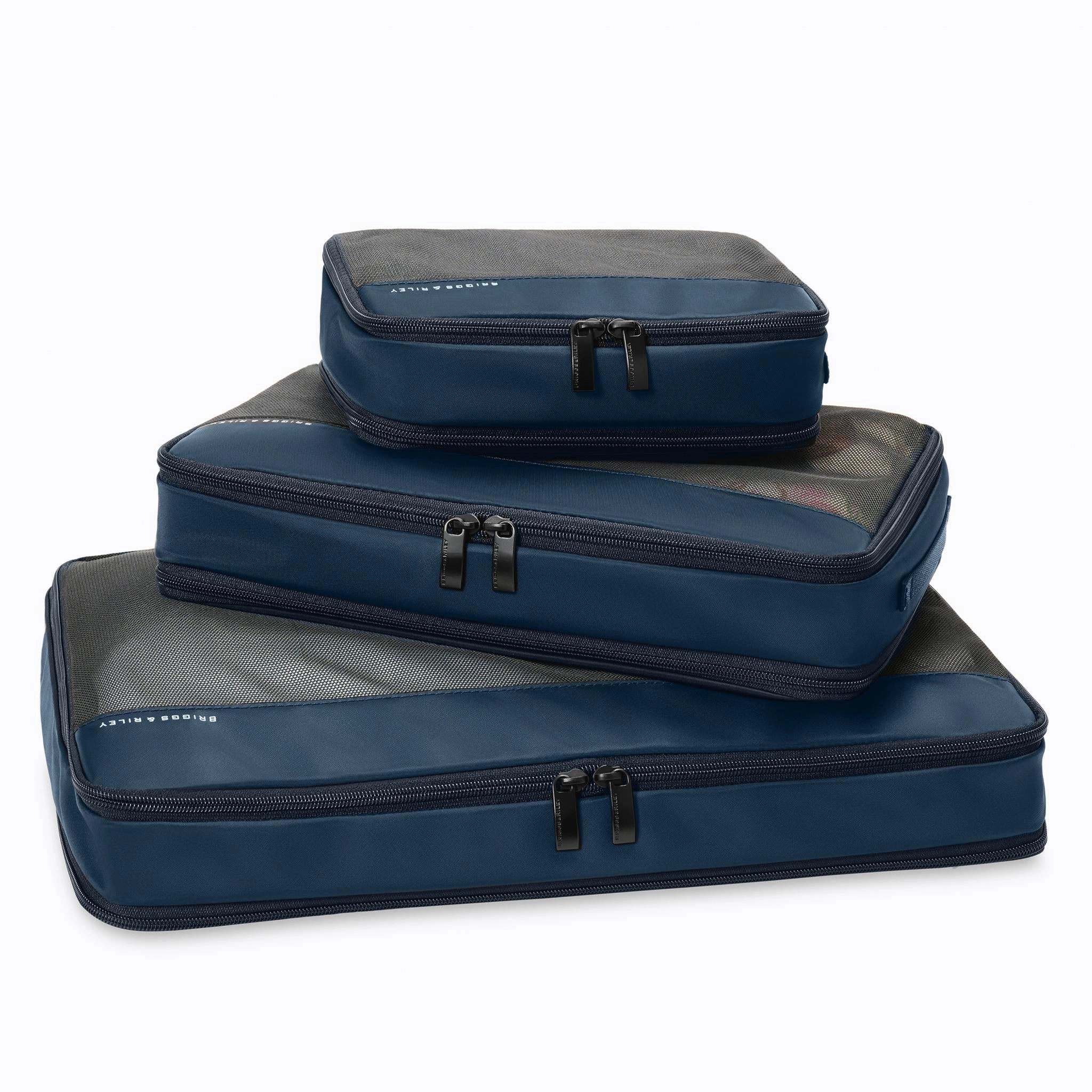 Briggs & Riley Check In Packing Cube Set Weekend Luggage Travel Accessory Bag