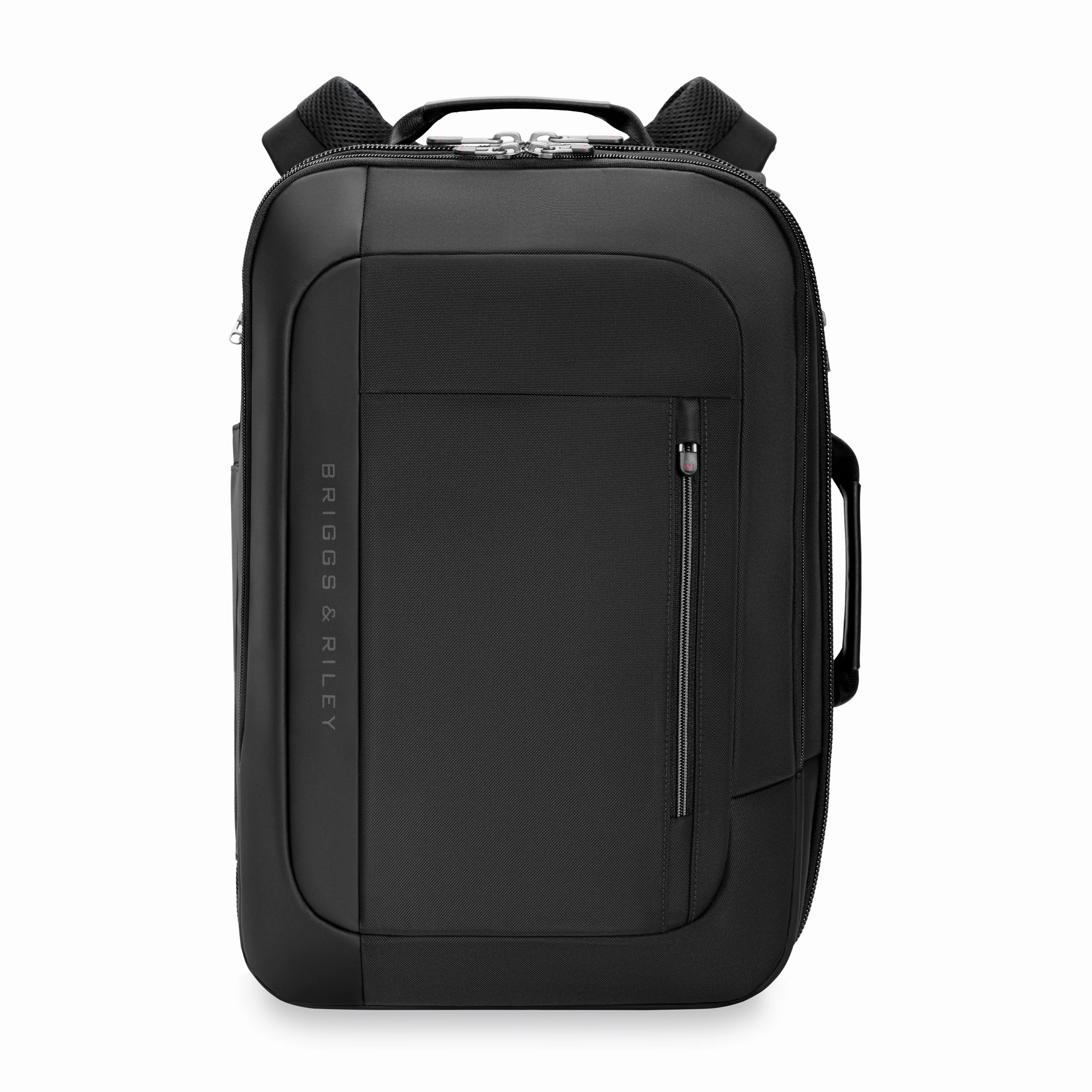 Briggs & Riley Zdx Medium Convertible Backpack Duffle Travel Anti-Theft Belt