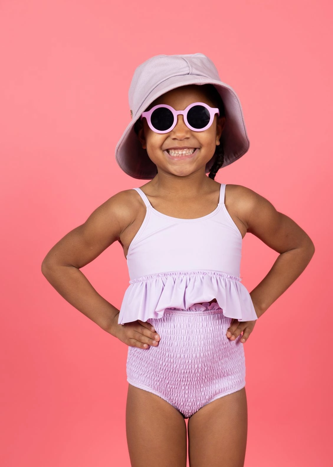 Bright Lilac | Mini High-Waisted Bottoms